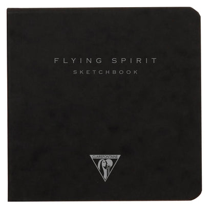 Flying Spirit quadrato backbook 50F 10.5x10.5cm 90g - Nero (confezione da 5)