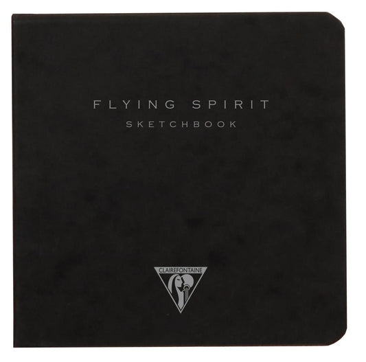 Flying Spirit square backbook 50F 10.5x10.5cm 90g - Black