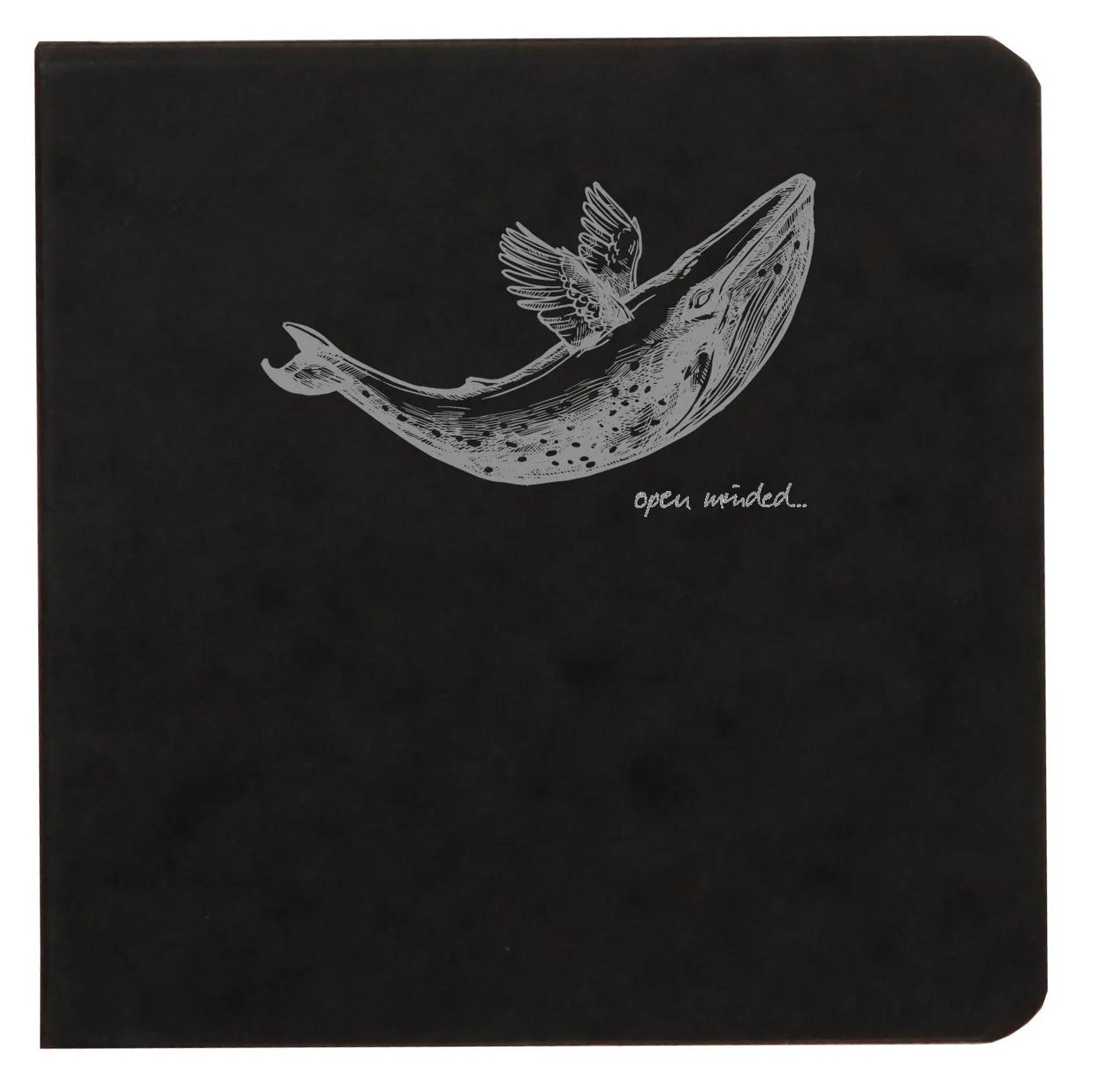 Flying Spirit square backbook 50F 10.5x10.5cm 90g - Black (Pack x5)