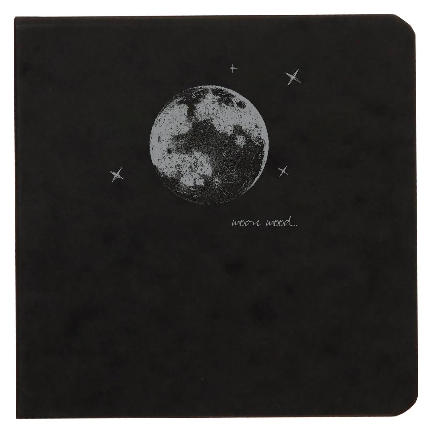 Flying Spirit square backbook 50F 10.5x10.5cm 90g - Black (Pack x5)