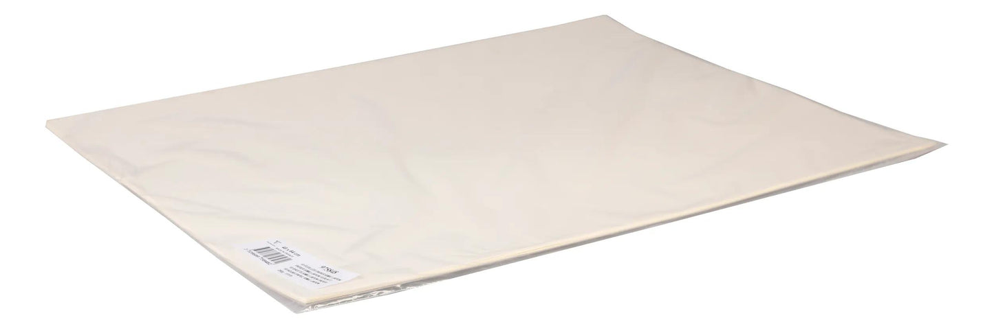 Simili Japon paquet bords frangés 10F 48x64cm 250g - Ivoire (Lot x2)