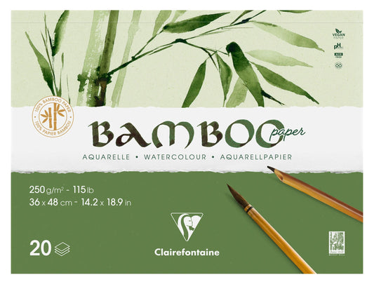 Bamboo block glued 2 sides 20F 36x46cm 250g (Pack x2)
