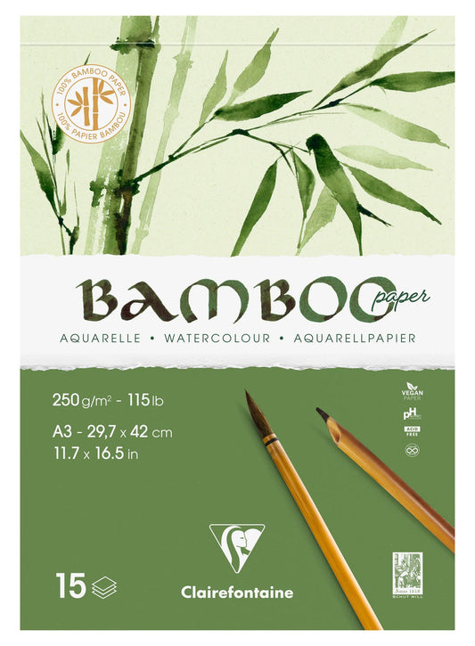 Bamboo block glued 1 side 15F A3 250g (Pack x2)