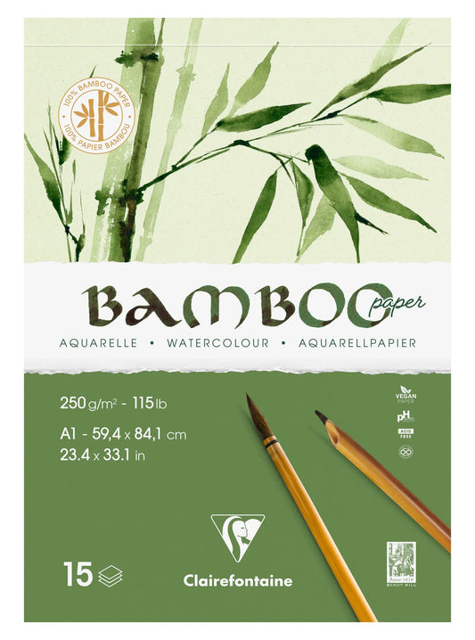 Bamboo block glued 1 side 15F A1 250g (Pack x2)