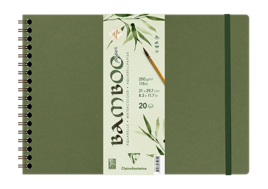 Bamboo album spiral 20F A4 250g (Pack x2)