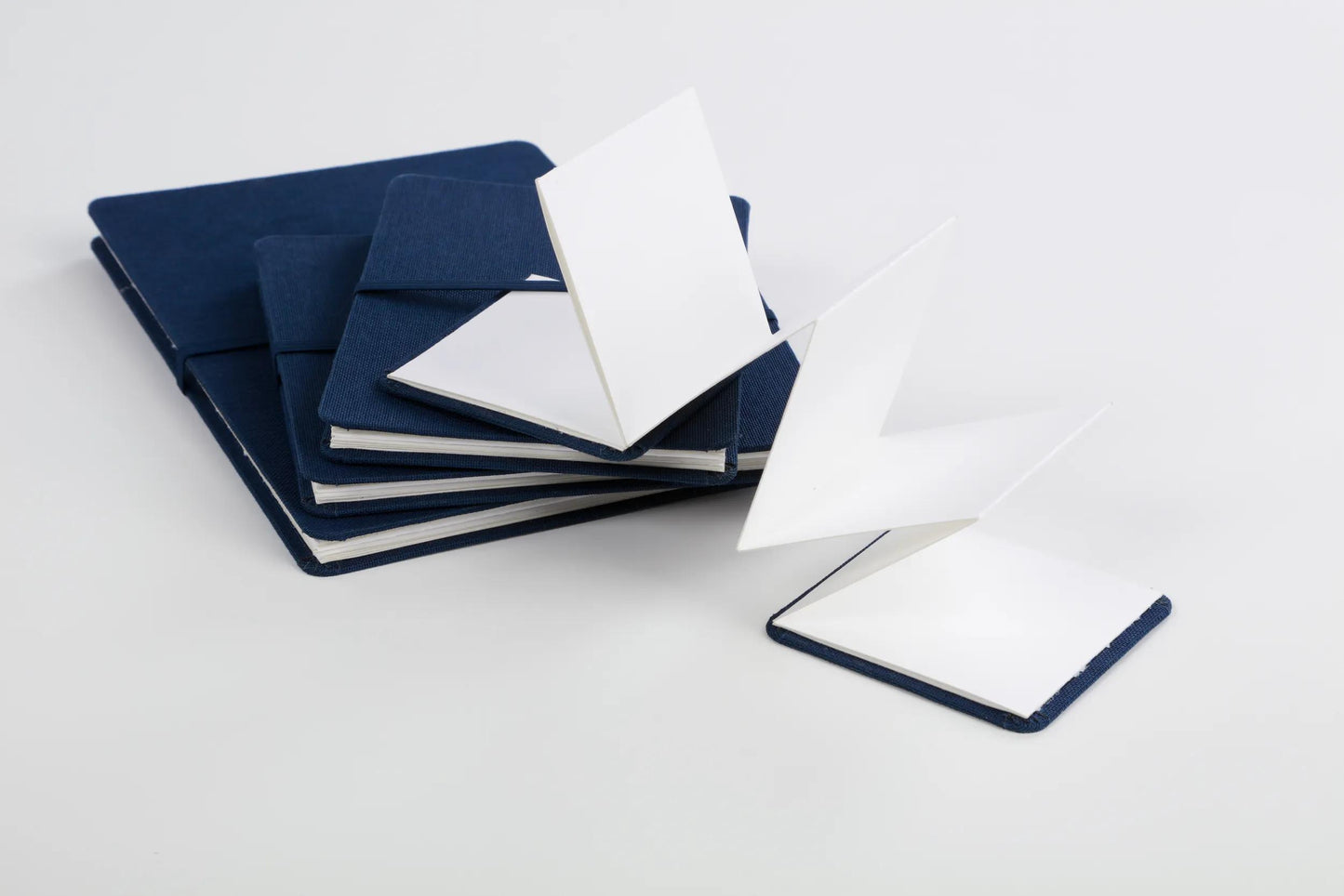 Accordion Book book accordion 9F A6 300g - Blue (Pack x4)