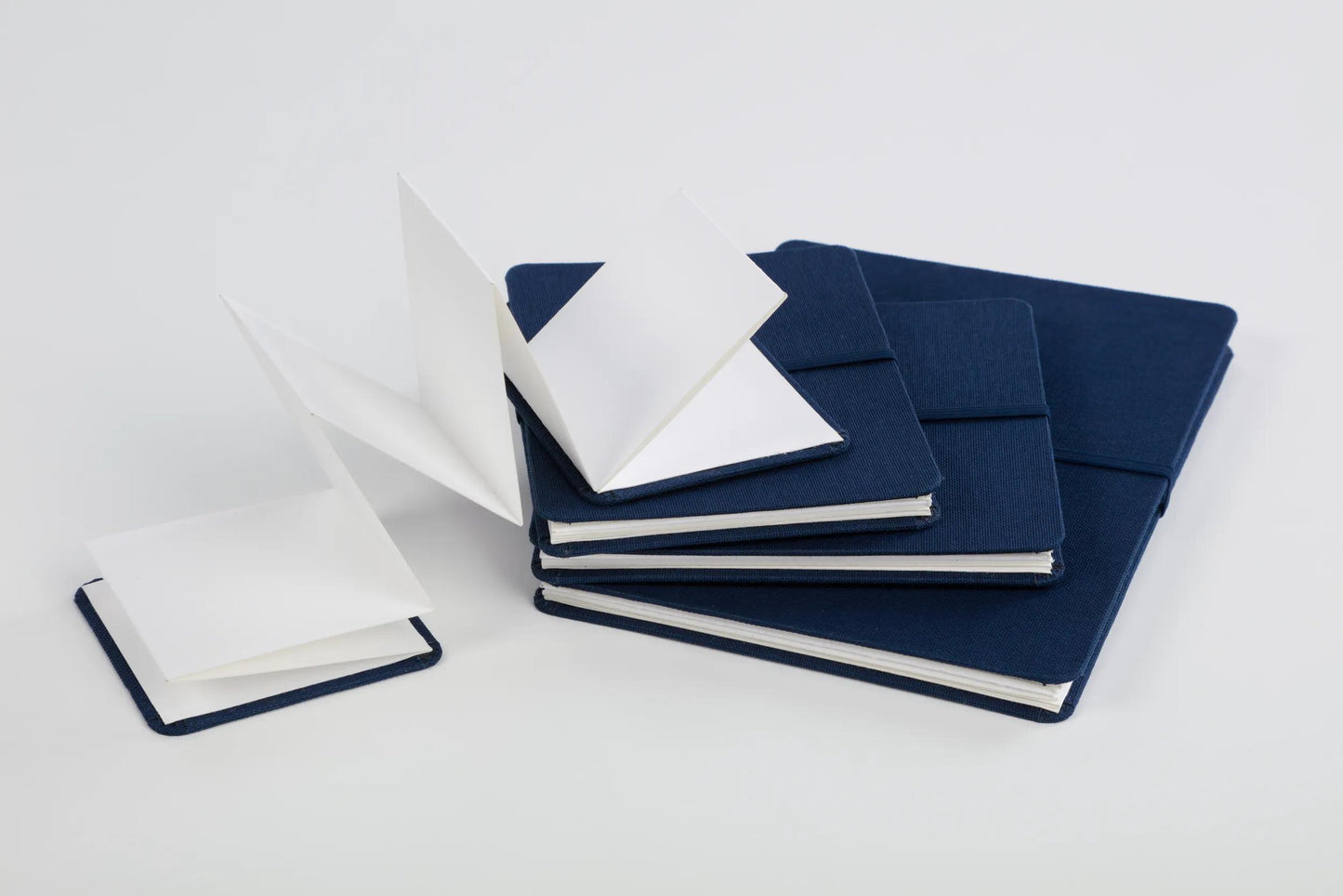 Accordion Book book accordion 9F A5 300g - Blue (Pack x4)