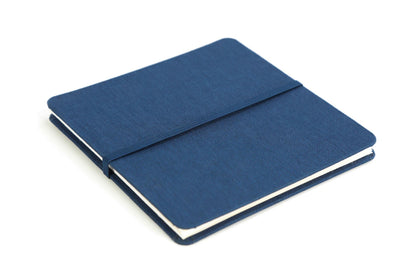 Accordion Book carnet accordéon 9F 14x14cm 300g - Bleu (lot de 4)