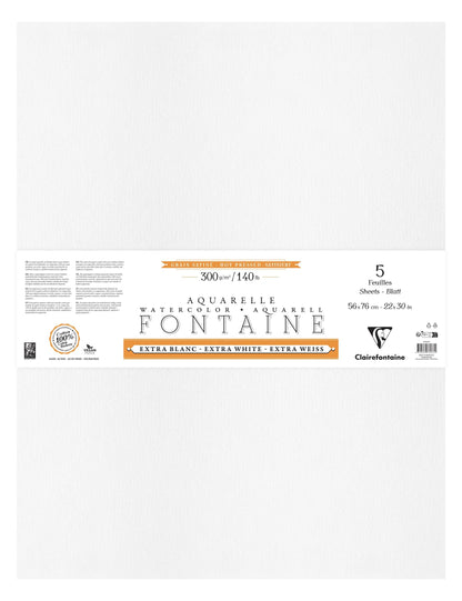 Fontana Extra Bianco Grain Satin Pack 5F 56x76cm 300g