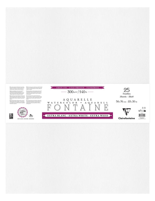 Fountain Extra White Grain Fin pack 25F 56x76cm 300g