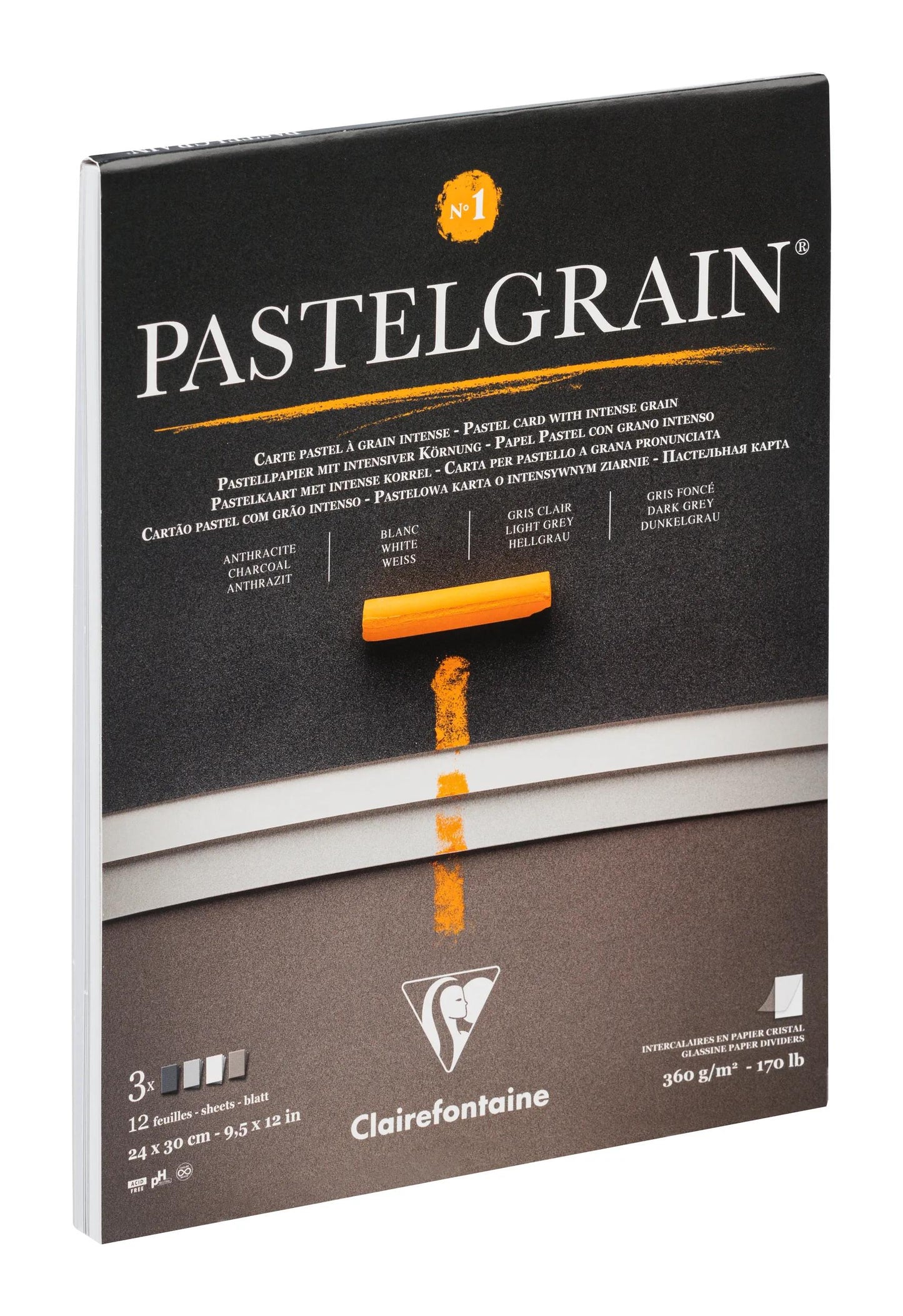 PastelGrain pasted block n°1 12F 24x30cm 360g
