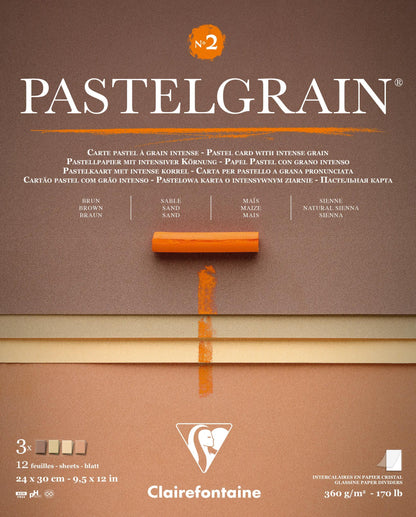 PastelGrain pasted block n°2 12F 24x30cm 360g