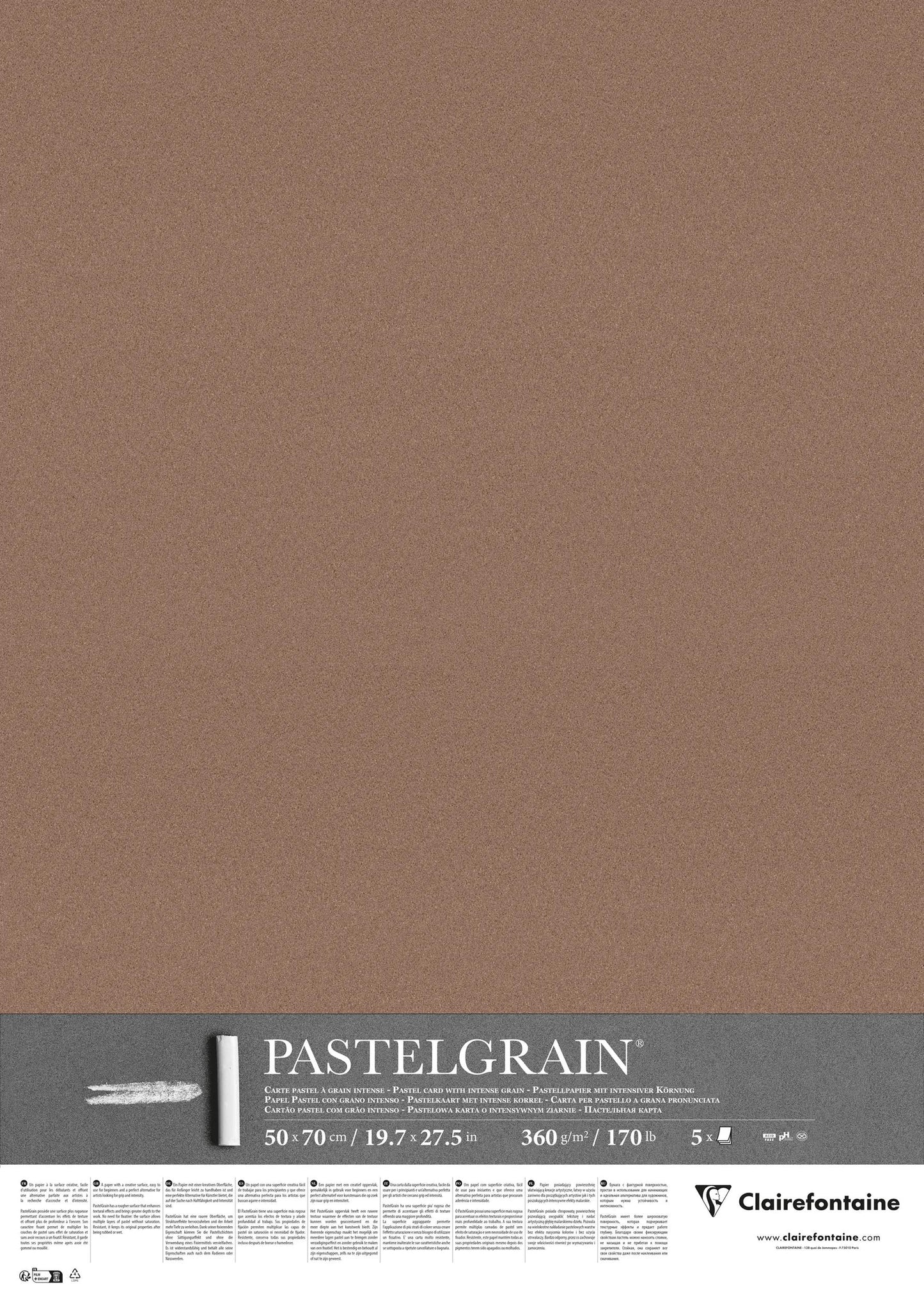 PastelGrain package 5F 50x70cm 360g - Brown