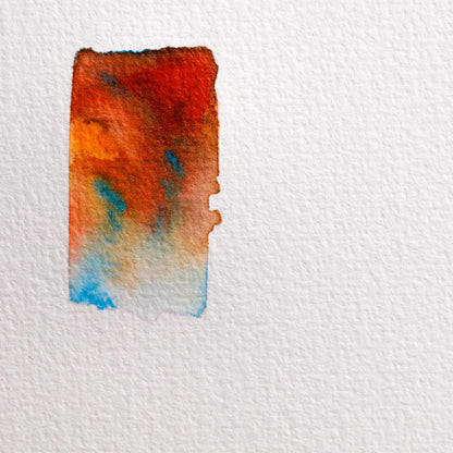 Glued block Aquarelle Predessinated Gourmandises A5 15F 300g - New (in bundle 5)