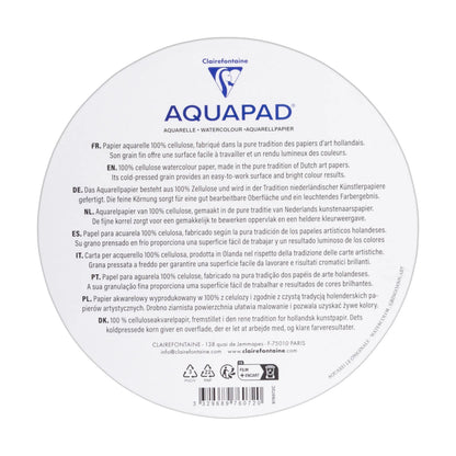 Round sheets Aquapad watercolor paper Ø15cm 20F 300g - New (in bundle 2)