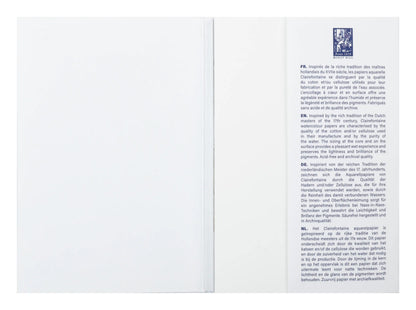 Aqua Essentials glued block 12 matching watercolor paper 10x15cm 12F 200g-300g