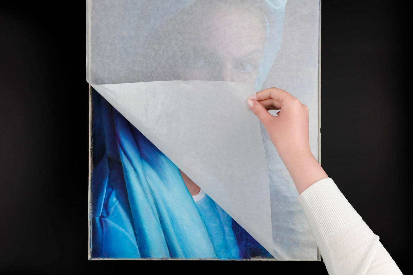 Pergamin Block geklebter Papierkristall 30F 24x32cm 45g (Paket x2)