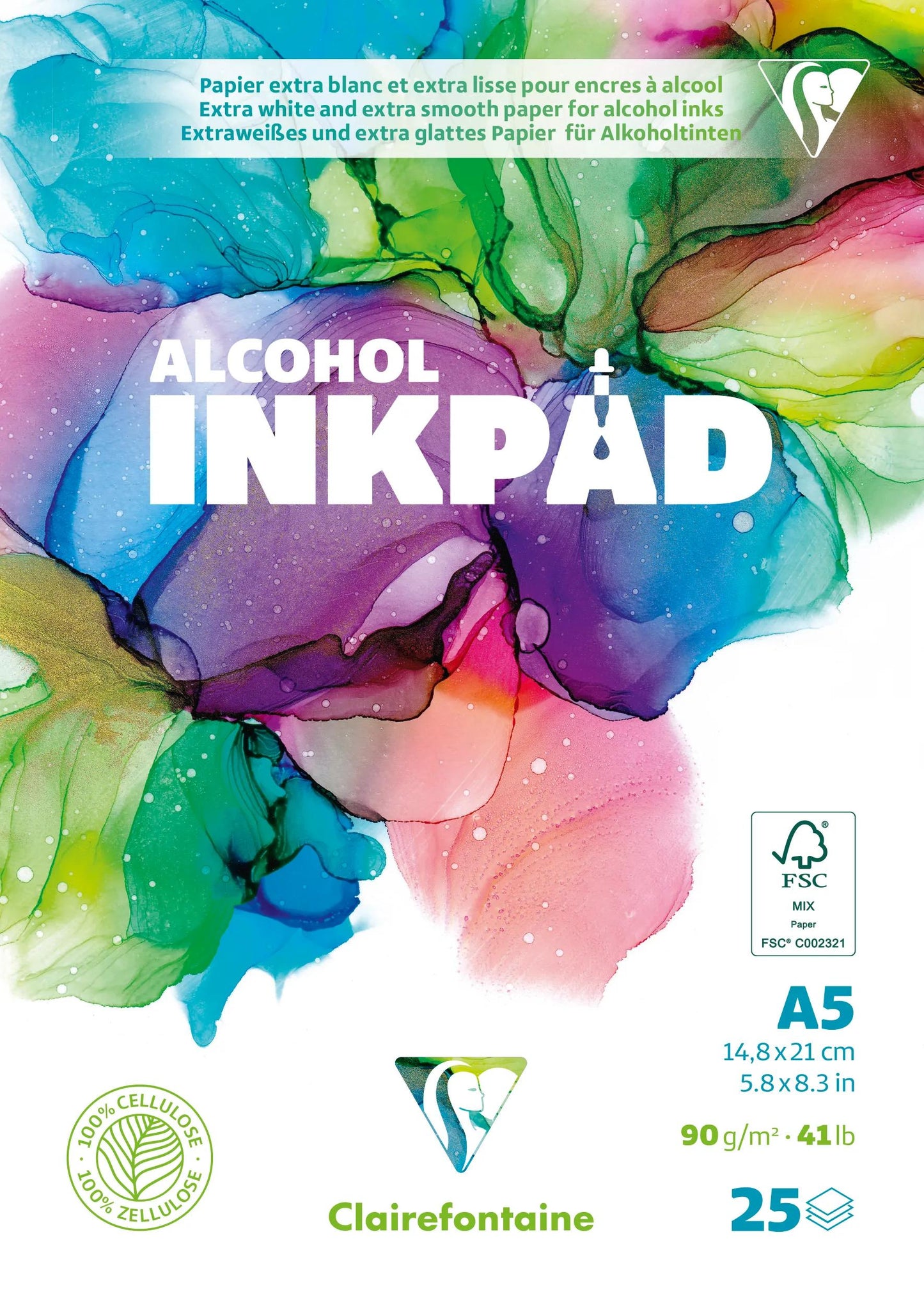 Alkohol Inkpad Block A5 25F 90g (Paket x5)