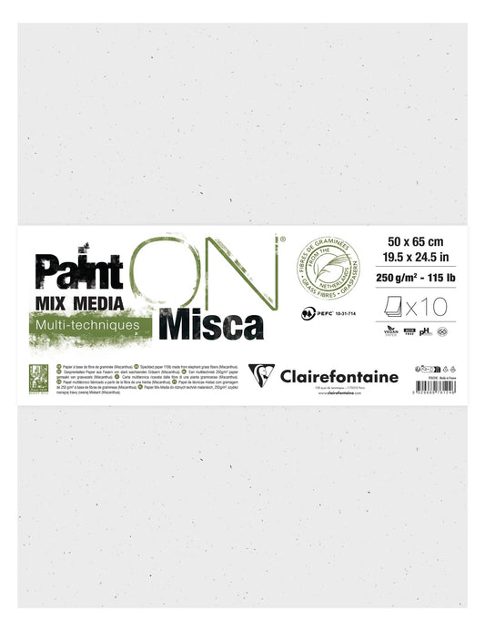 PaintON Misca Pack 10F 50x65cm 250g