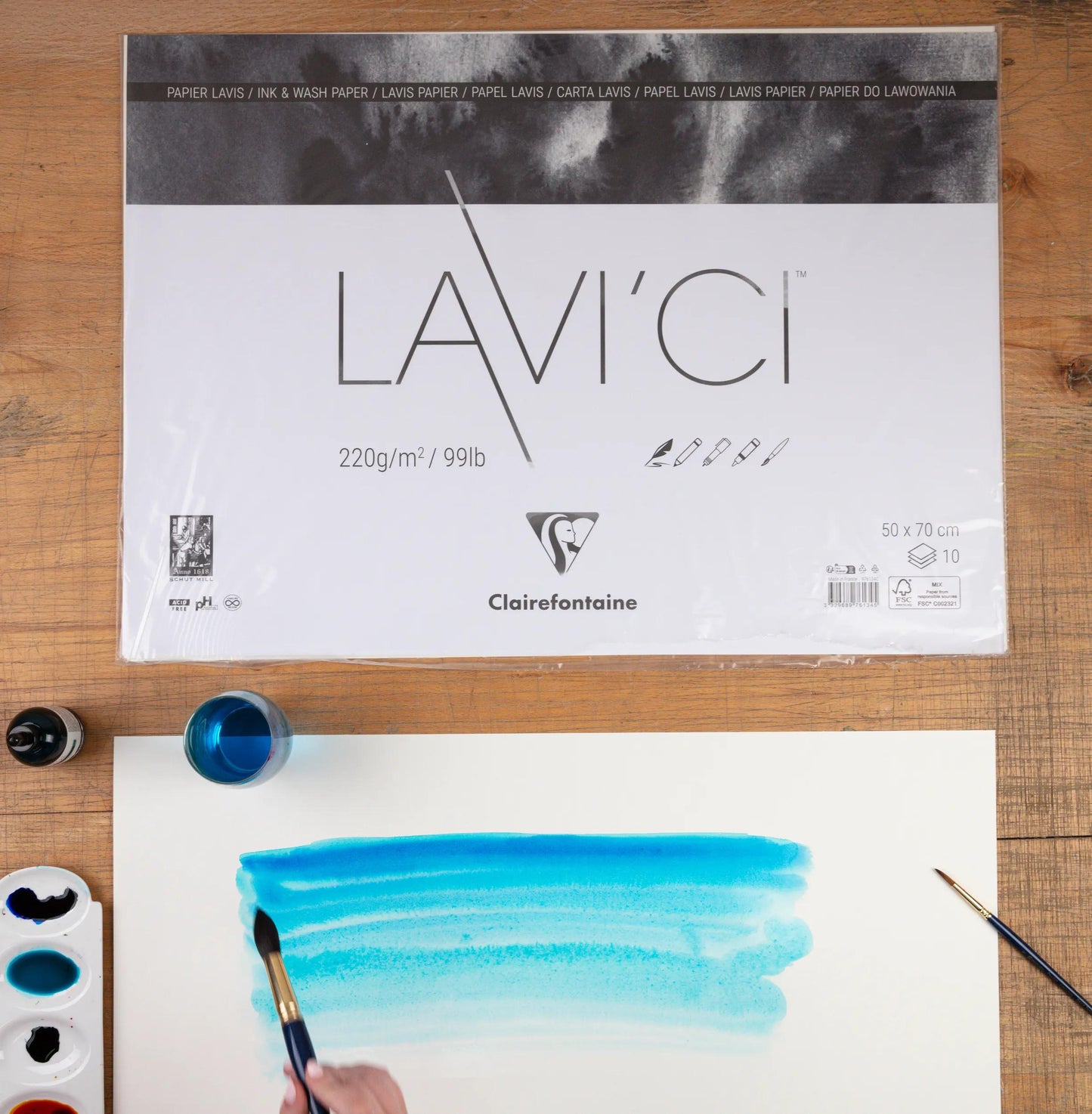 LAVI'Ci Pack 10F 50x70cm 450g - Elfenbein