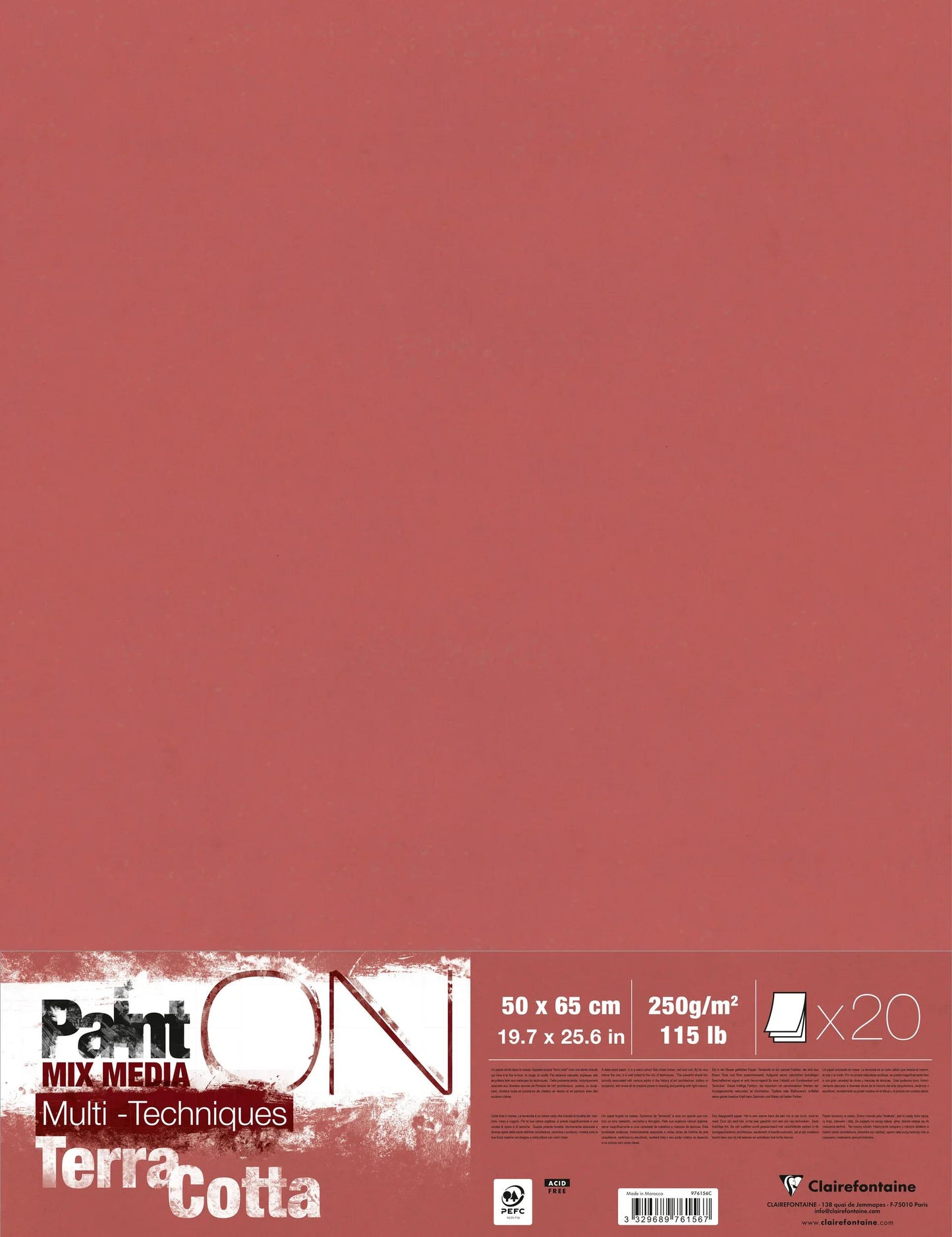 PaintON TERRACOOTTA pack of 10F 50x65cm