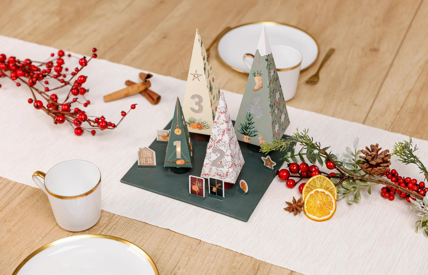 DISCOVER KIT, 20,6x1,9x29cm - Advent Kerzen (Paket x3)