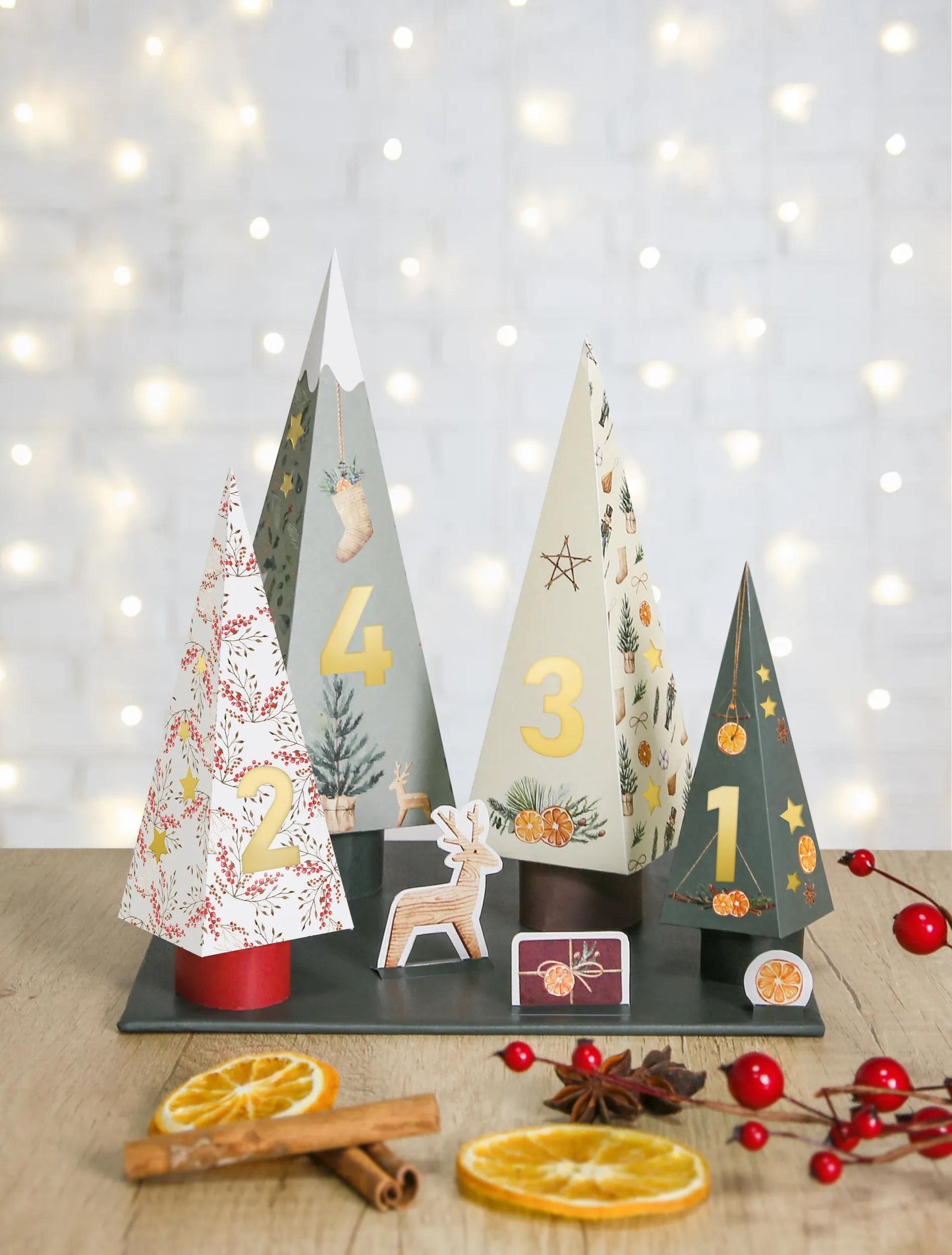 DISCOVER KIT, 20,6x1,9x29cm - Advent Kerzen (Paket x3)