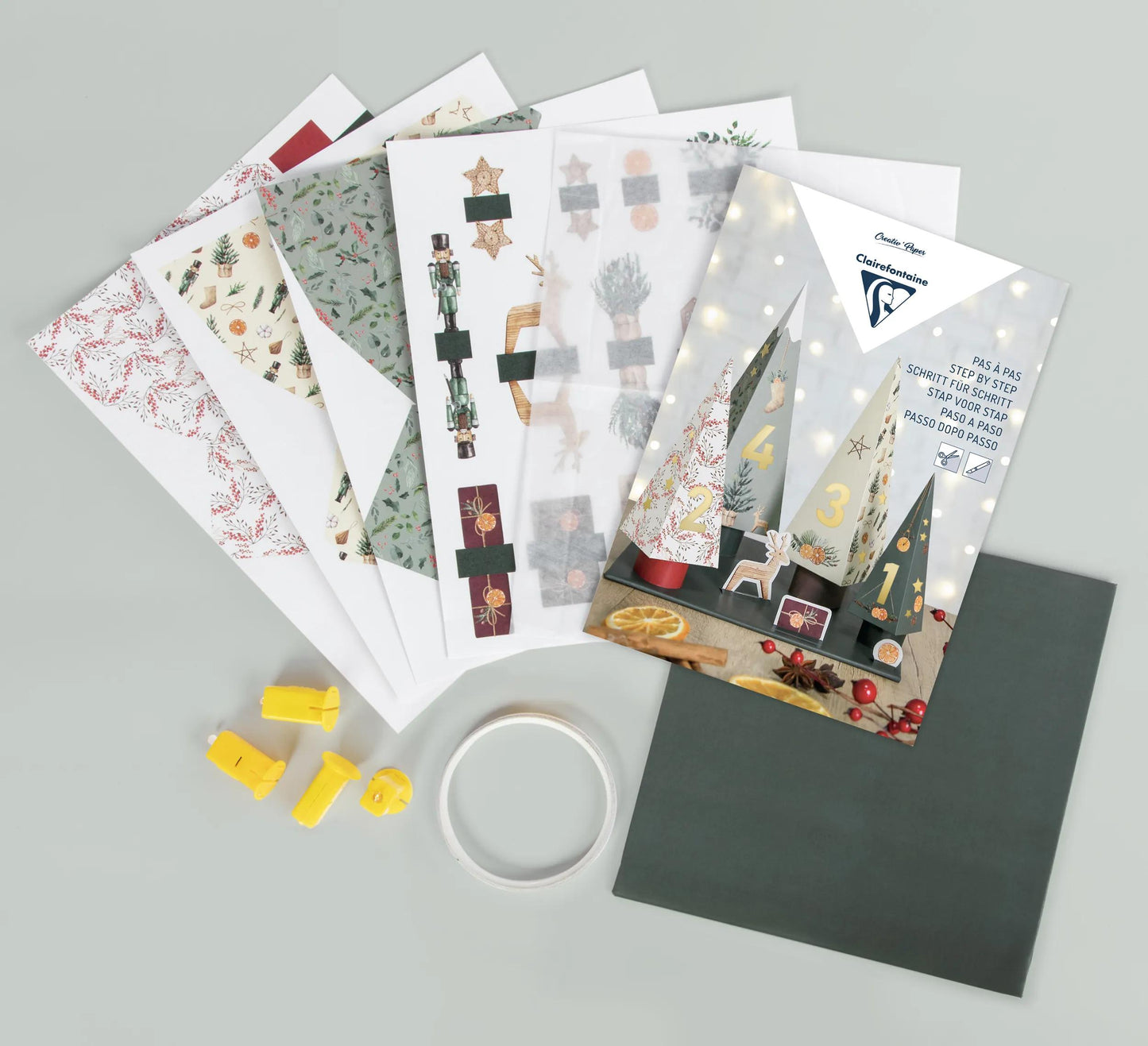 DISCOVER KIT, 20,6x1,9x29cm - Advent Kerzen (Paket x3)