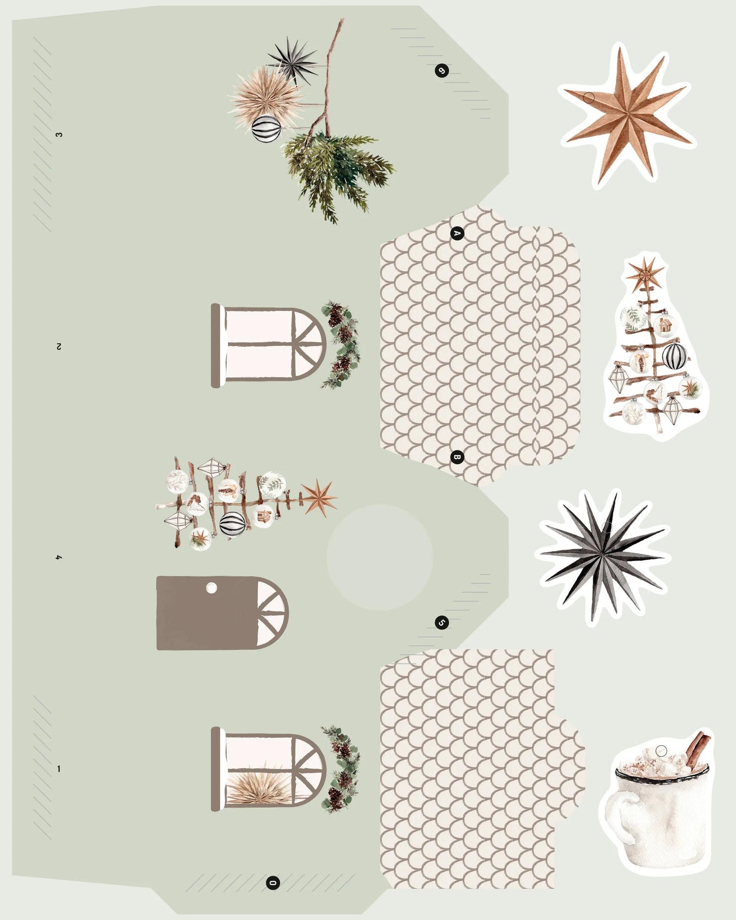 KIT DISCOVERED, 20.6x1.9x29cm - Advent Calendar (Pack x3)