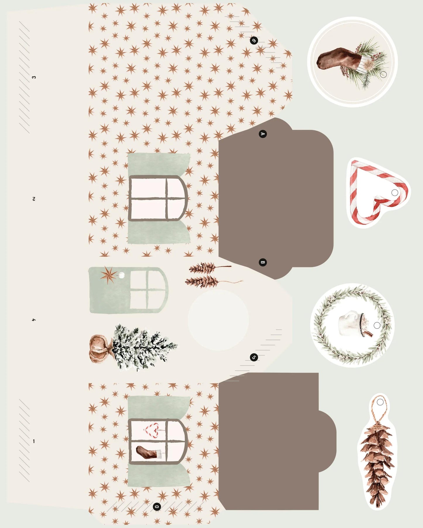 KIT DISCOVERED, 20.6x1.9x29cm - Advent Calendar (Pack x3)