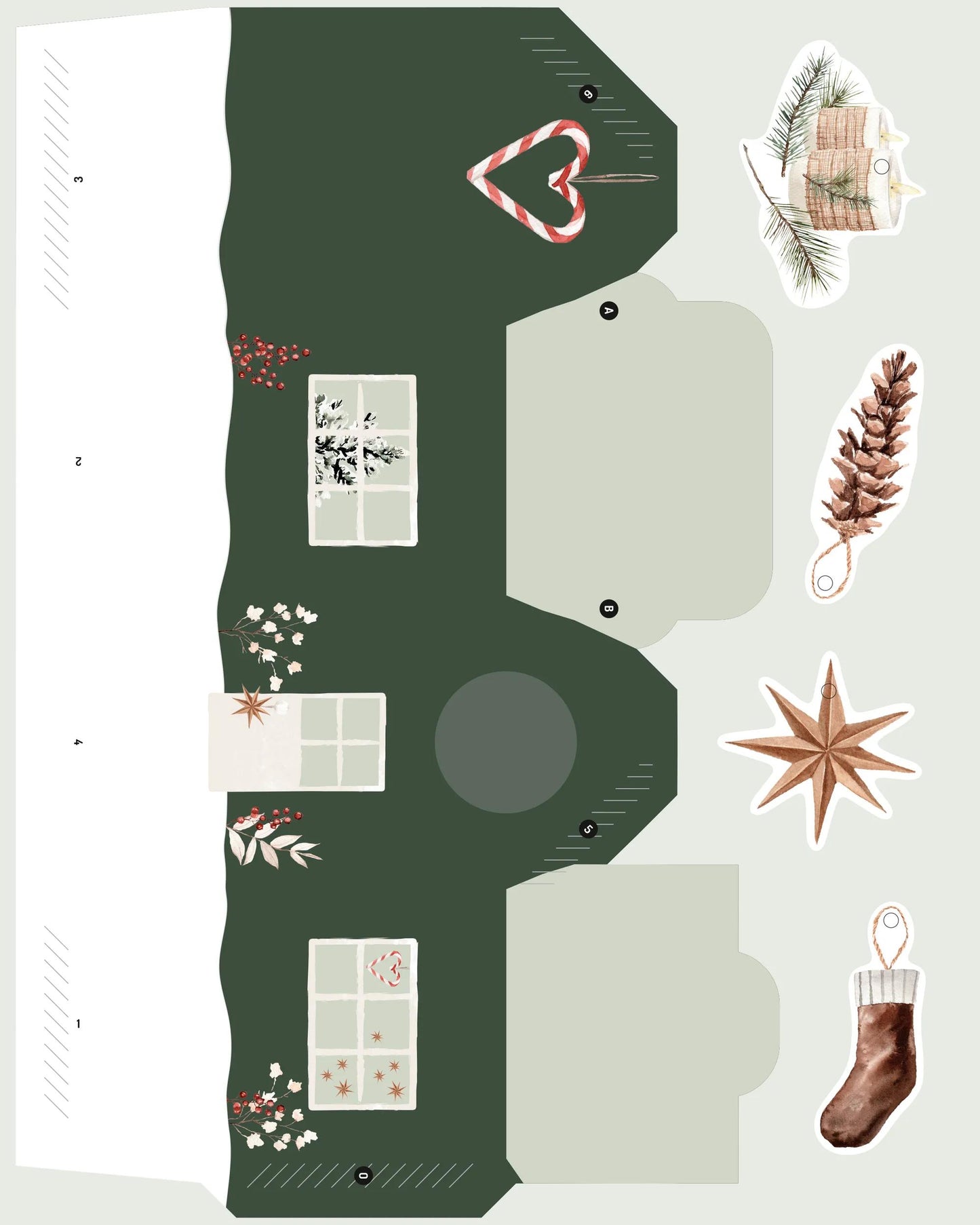 KIT DISCOVERED, 20.6x1.9x29cm - Advent Calendar (Pack x3)