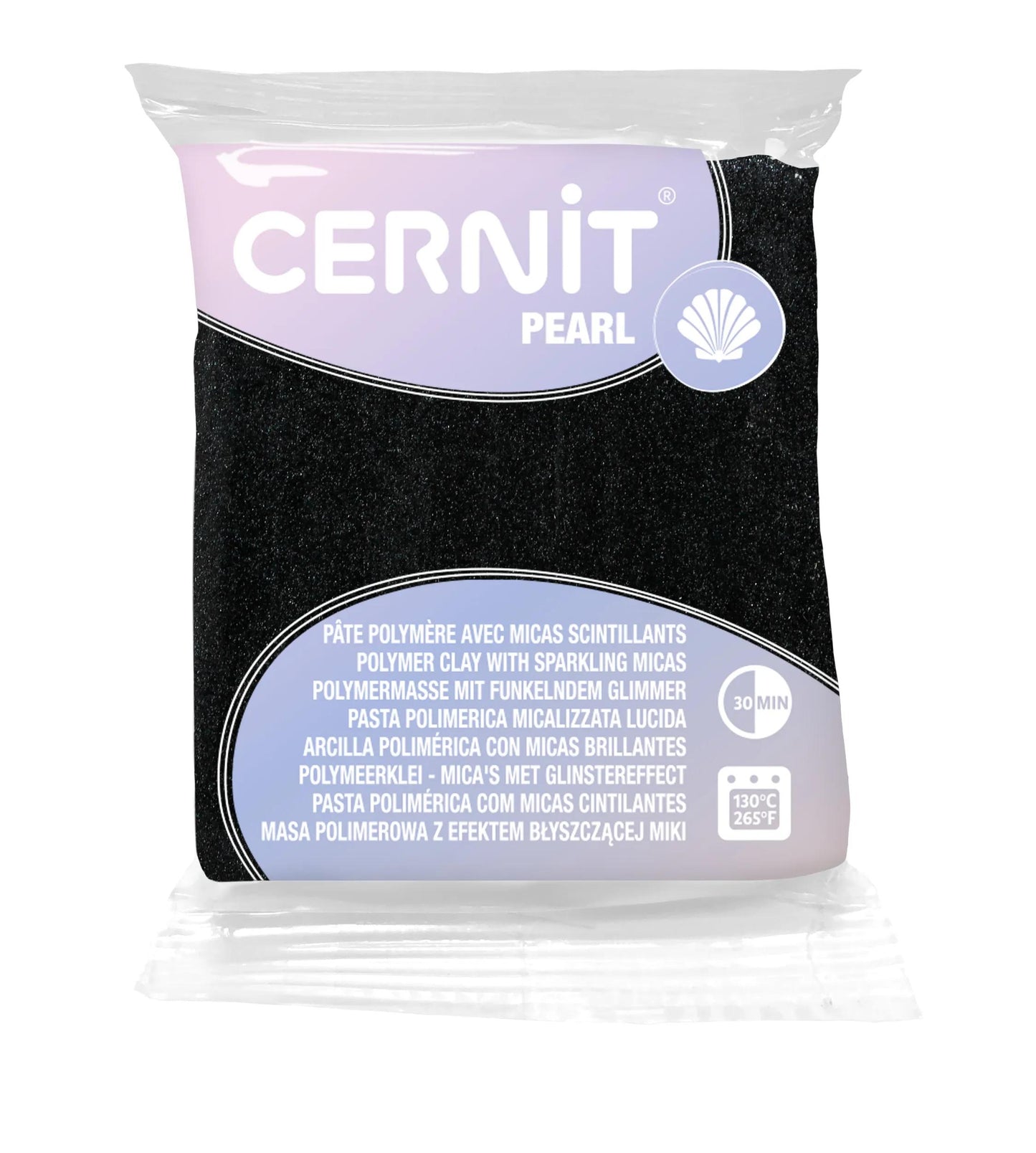 PEARL cernit 56 g Black - Black 100 (Pack x6)