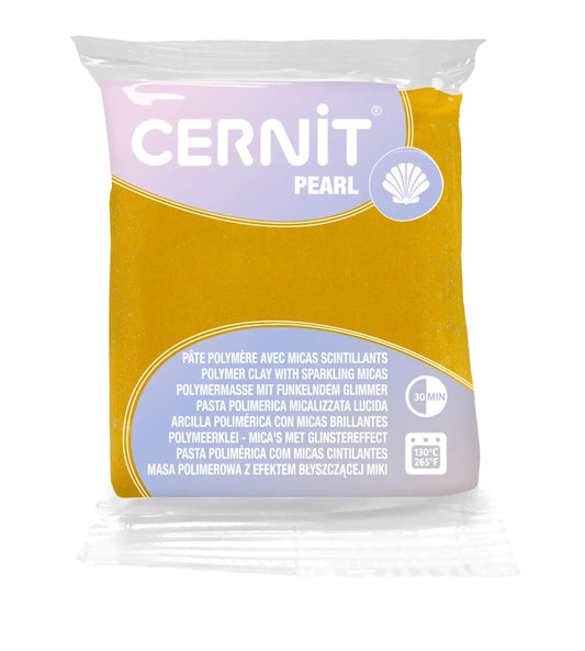 Cernit PEARL 56 g Yellow - Yellow 700 (Pack x6)