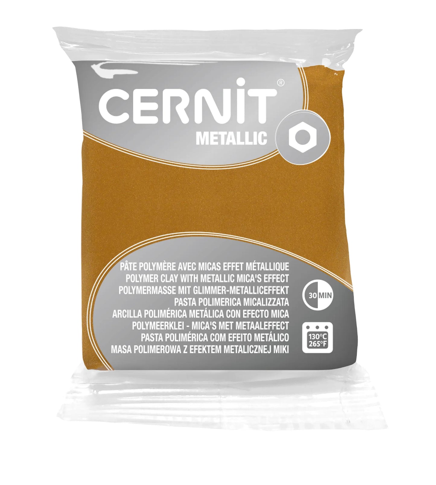 METALLIC cernit 56 g Gold - Gold 50 (Pack x6)