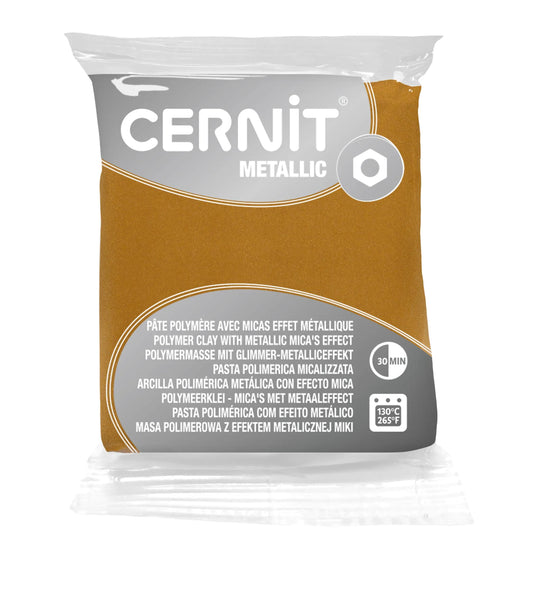 METALLIC cernit 56 g Gold - Gold 50 (Pack x6)