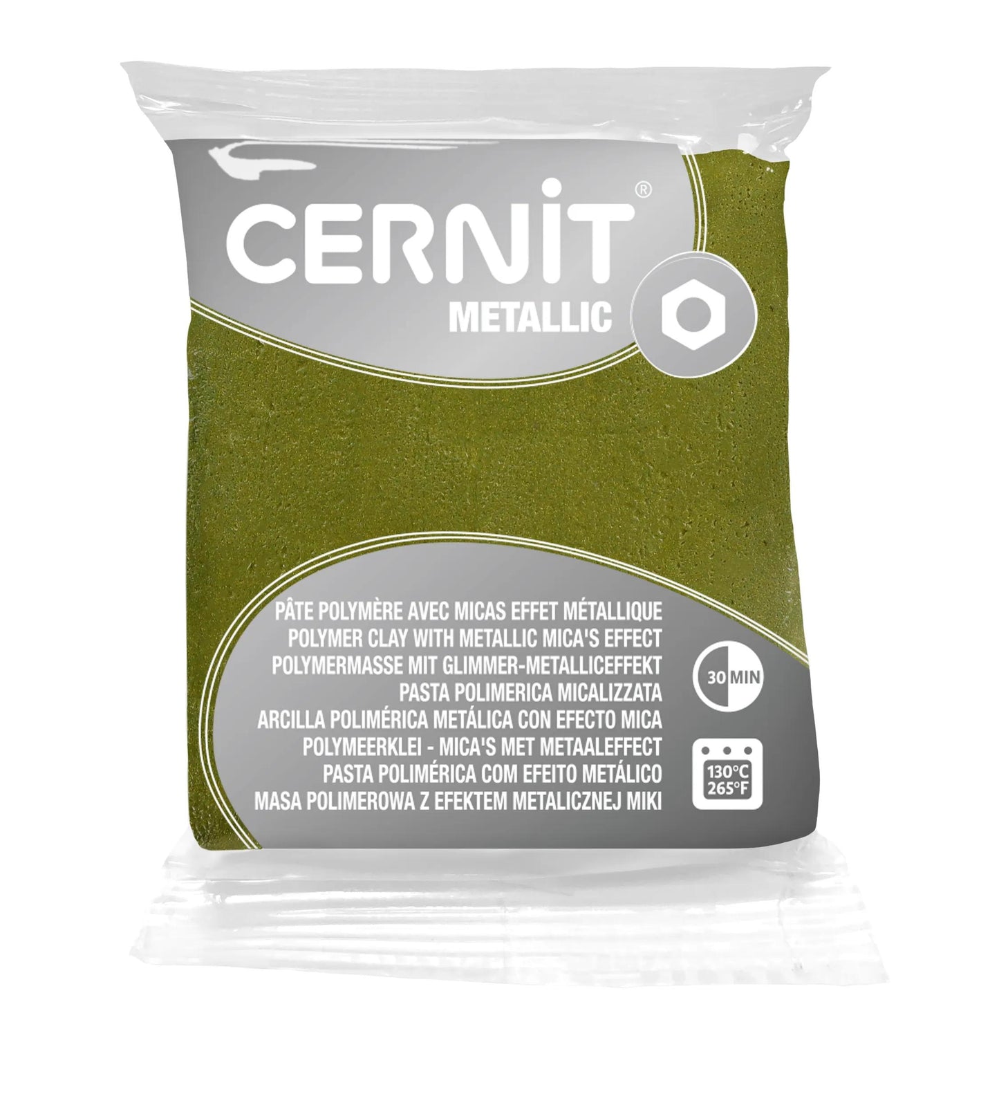 METALLIC Cernit 56 g Green gold - Green gold 51 (Pack x6)