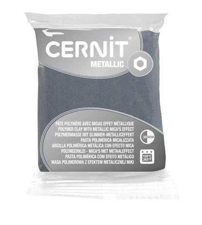 METALLIC Cernit 56 g Silver - Silver 80 (Pack x6)