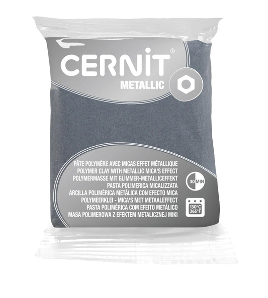 METALLIC Cernit 56 g Silver - Silver 80 (Pack x6)