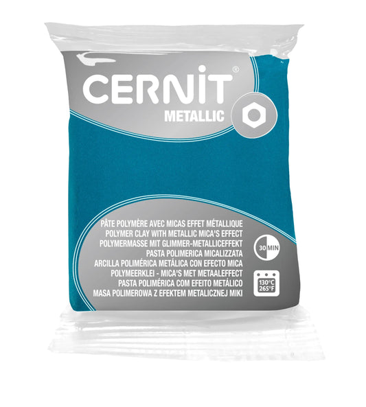 Cernit METALLIC 56 g Turquoise - Turquoise 676 (Pack x6)