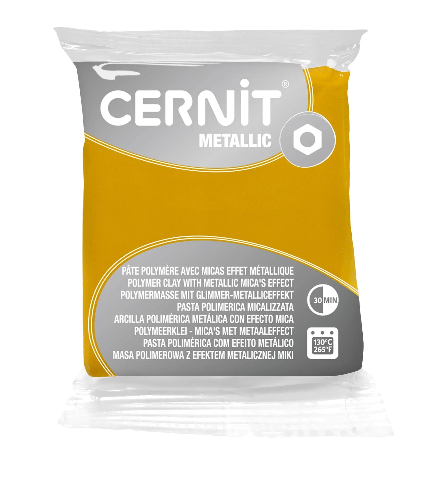 METALLIC cernit 56 g Yellow - Yellow 700 (Pack x6)