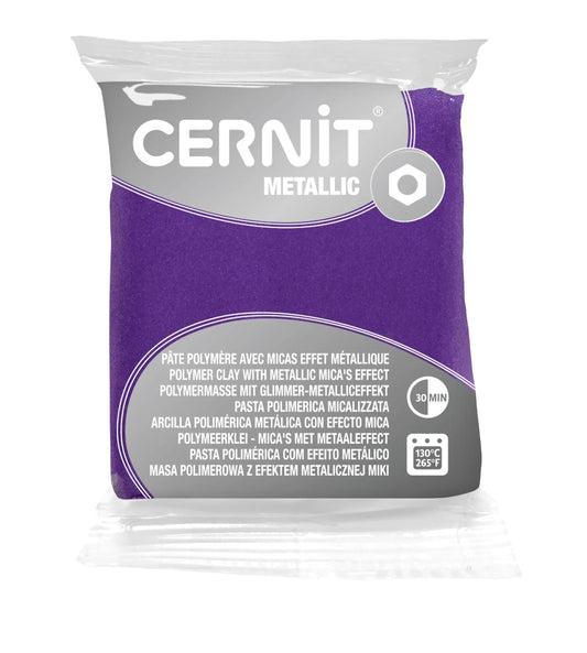 METALLIC cernit 56 g Violet - Violet 900 (Pack x6)