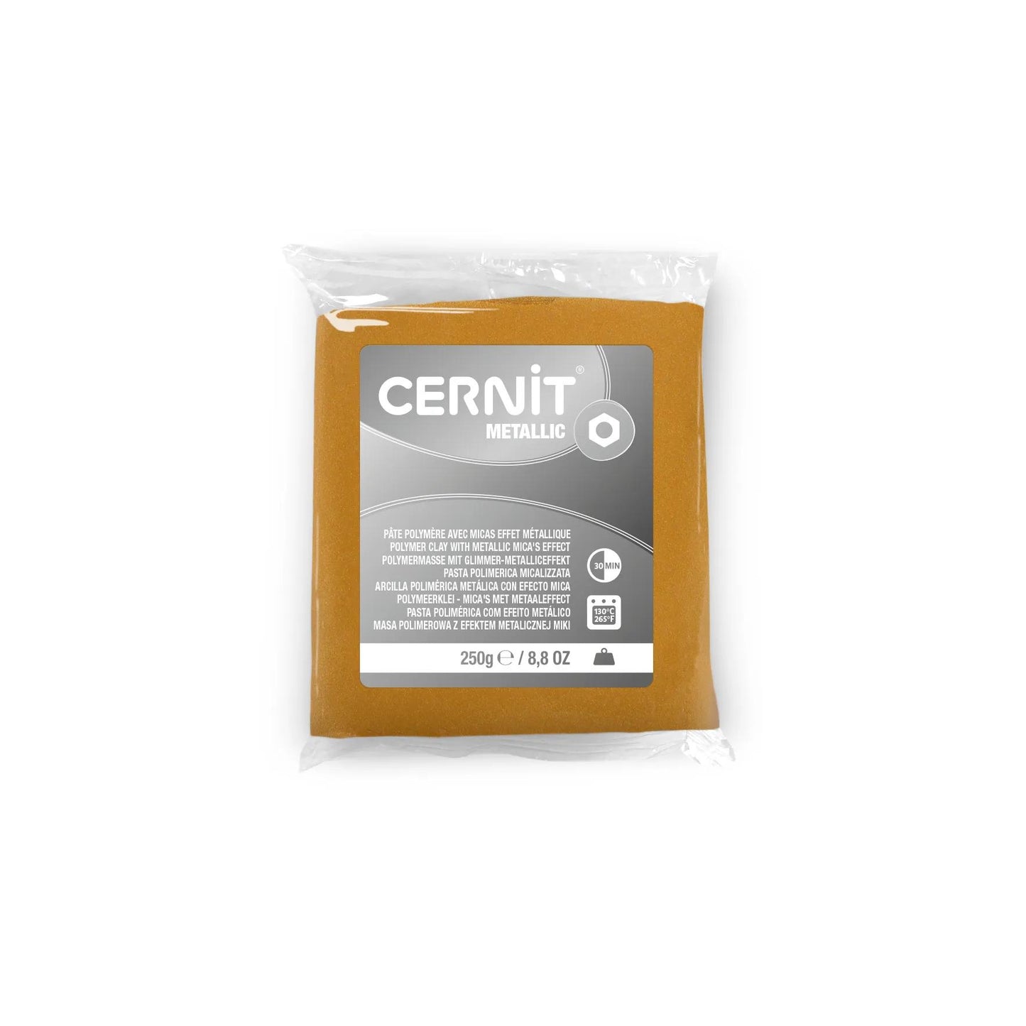 METALLIC Cernit 250 g Gold - Gold 50 (Pack x4)