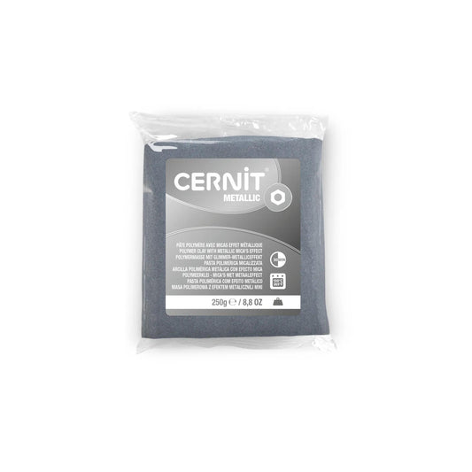 METALLIC Cernit 250 g Silver - Silver 80 (Pack x4)