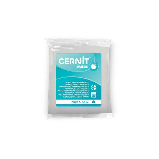Cernit OPALINE 250 g White - White 10 (Pack x4)