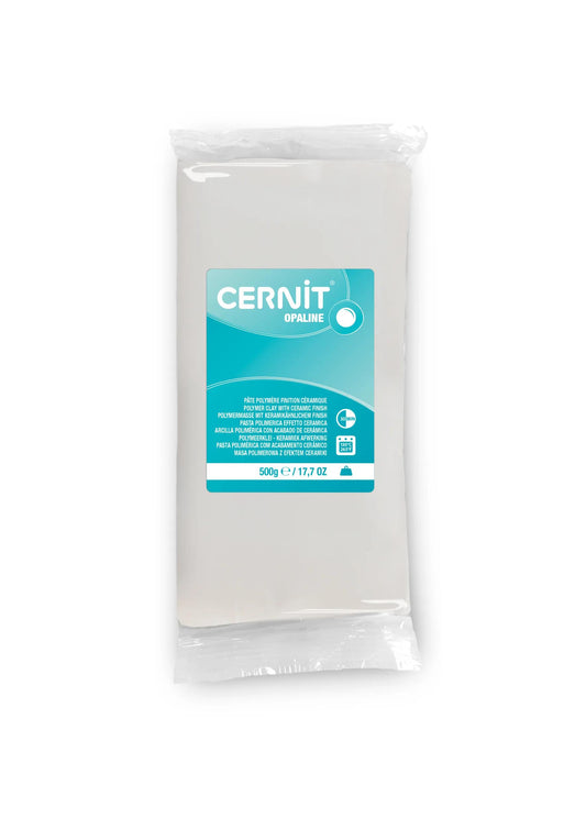Cernit OPALINE 500 g White - White 10 (Pack x2)