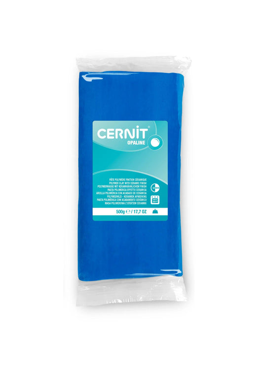 Cernit OPALINE 500 g Primary Blue - Primary Blue 261 (Pack x2)