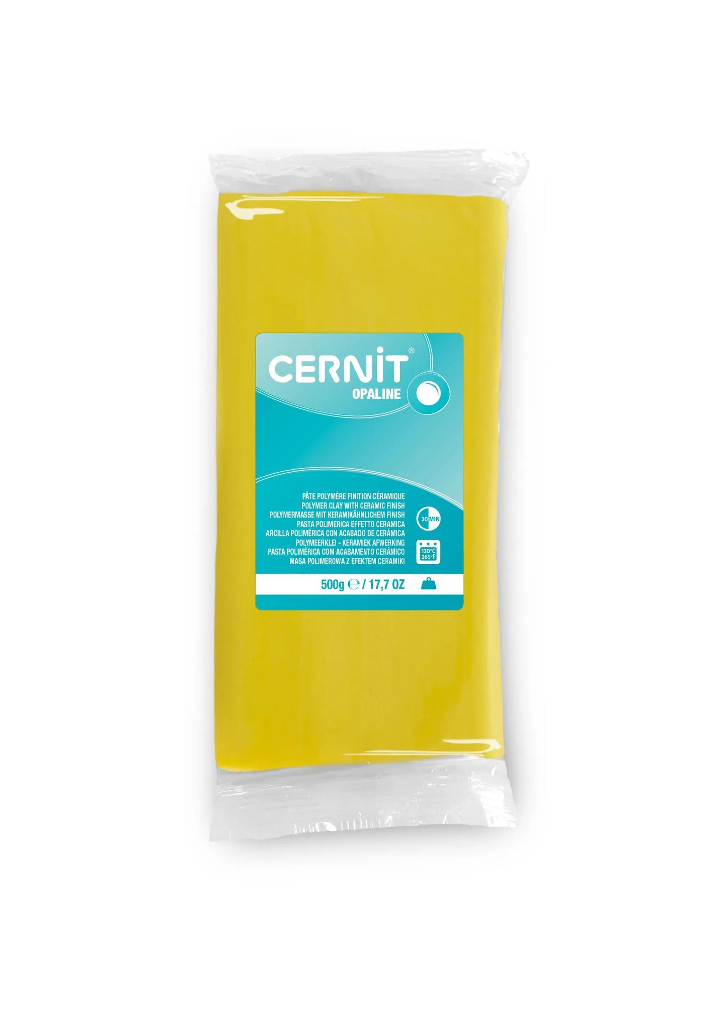 Cernit OPALINE 500 g Primary yellow - Primary yellow 717 (Pack x2)