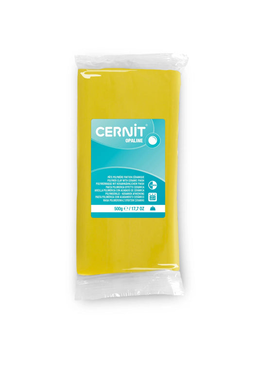 Cernit OPALINE 500 g Primary yellow - Primary yellow 717 (Pack x2)