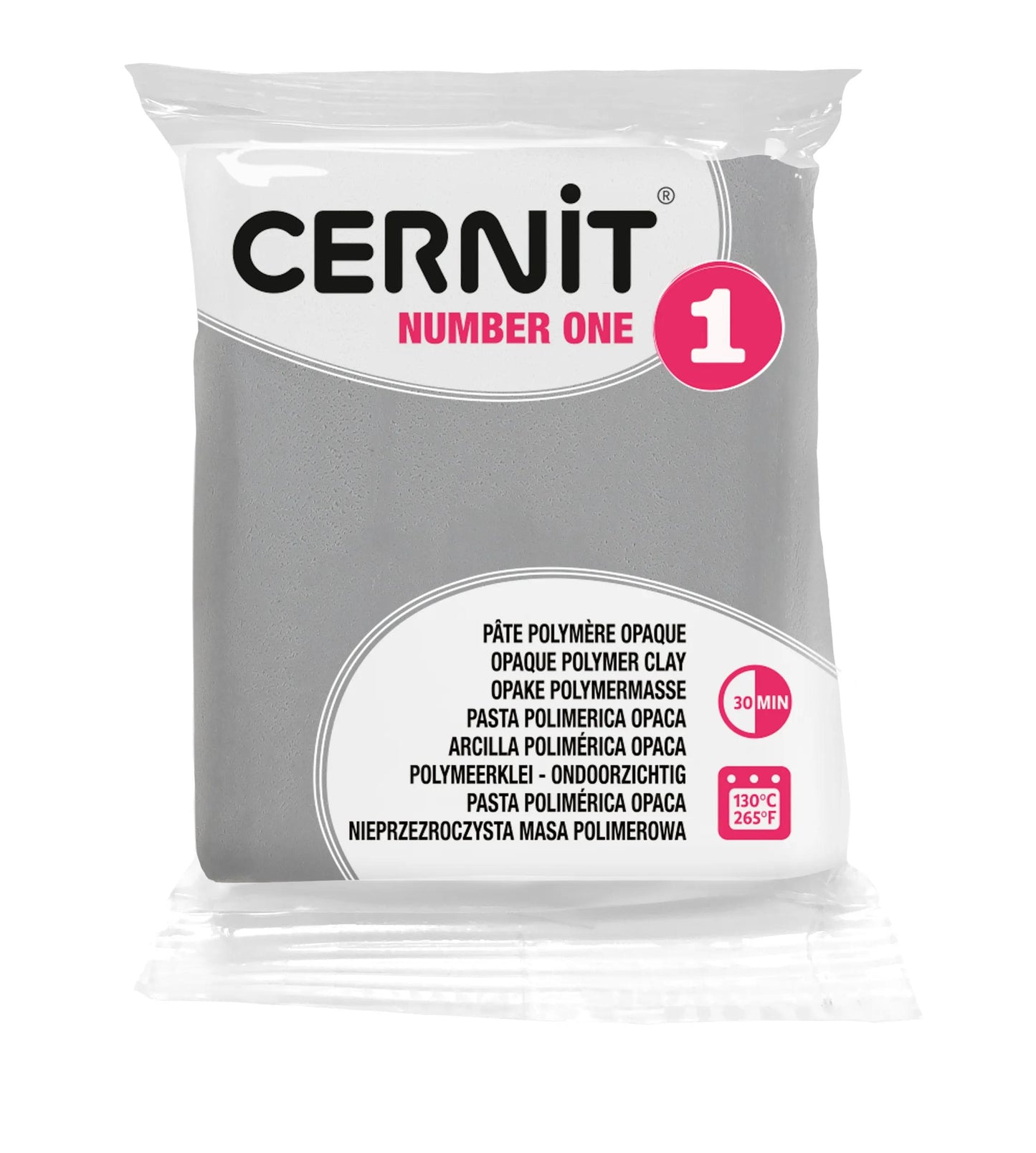 Cernit n°1 56 g Gris - Gris (Lot x6)