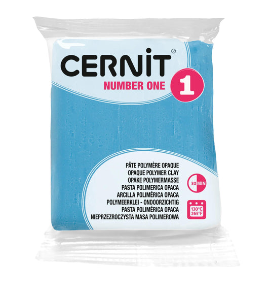 Cernit n°1 56 g Sky blue - Sky blue 214 (Pack x6)